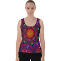 Kaleidoscope Mandala Pattern Velvet Tank Top View1