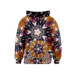 Kaleidoscope Pattern Kaleydograf Kids  Pullover Hoodie by Simbadda