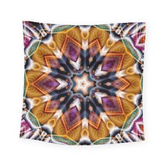 Kaleidoscope Pattern Kaleydograf Square Tapestry (small) by Simbadda