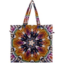 Kaleidoscope Pattern Kaleydograf Canvas Travel Bag