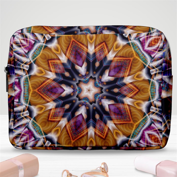 Kaleidoscope Pattern Kaleydograf Make Up Pouch (Large)