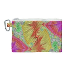 Fractal Artwork Fractal Artwork Canvas Cosmetic Bag (medium) by Simbadda