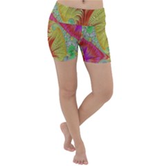 Fractal Artwork Fractal Artwork Lightweight Velour Yoga Shorts