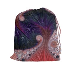 Fractal Art Artwork Design Drawstring Pouch (xxl) by Simbadda