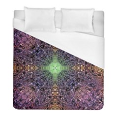 Mandala Carpet Pattern Geometry Duvet Cover (full/ Double Size) by Simbadda