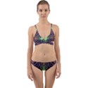 Mandala Carpet Pattern Geometry Wrap Around Bikini Set View1