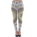 Mandala Fractal Decorative Lightweight Velour Leggings View1