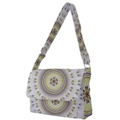 Mandala Fractal Decorative Full Print Messenger Bag