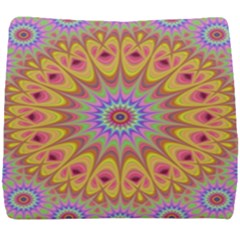 Geometric Flower Oriental Ornament Seat Cushion