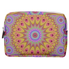 Geometric Flower Oriental Ornament Make Up Pouch (medium)