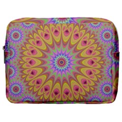 Geometric Flower Oriental Ornament Make Up Pouch (large)