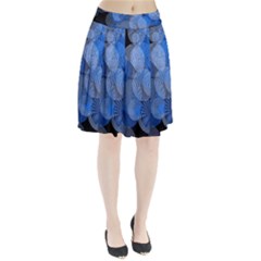 Circle Rings Abstract Optics Pleated Skirt by Simbadda