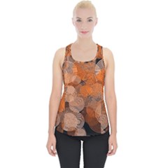 Circle Rings Abstract Optics Piece Up Tank Top by Simbadda