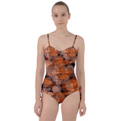 Circle Rings Abstract Optics Sweetheart Tankini Set by Simbadda