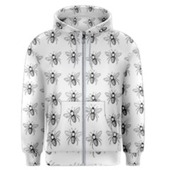 Pop Art  Bee Pattern Men s Zipper Hoodie by Valentinaart