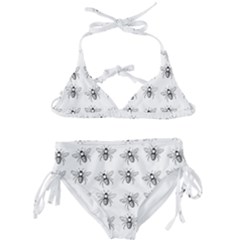 Pop Art  Bee Pattern Kids  Classic Bikini Set