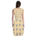 Pop Art  Bee Pattern Sleeveless Chiffon Dress   View2