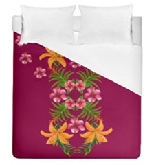 Blossom Yellow Flower Yellow Summer Duvet Cover (queen Size)