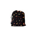 Fireworks Christmas Night Dark Drawstring Pouch (XS) View2