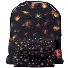 Fireworks Christmas Night Dark Giant Full Print Backpack by Simbadda