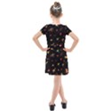 Fireworks Christmas Night Dark Kids  Cross Web Dress View2