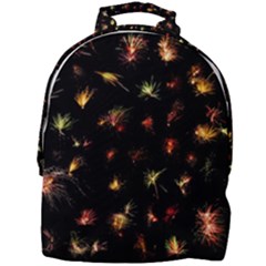 Fireworks Christmas Night Dark Mini Full Print Backpack by Simbadda