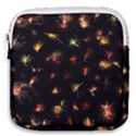 Fireworks Christmas Night Dark Mini Square Pouch View1