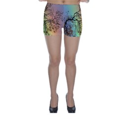 Rainbow Branch Boxer Shorts Skinny Shorts by Simbadda