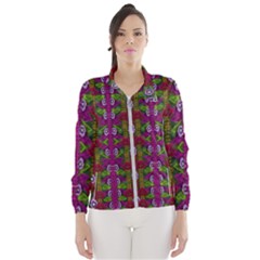 Floral Climbing To The Sky For Ornate Decorative Happiness Windbreaker (women) by pepitasart