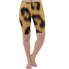 Animal Print Leopard Cropped Leggings  by NSGLOBALDESIGNS2