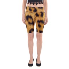 Animal Print Leopard Yoga Cropped Leggings by NSGLOBALDESIGNS2