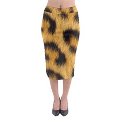 Animal Print Leopard Midi Pencil Skirt by NSGLOBALDESIGNS2