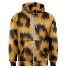 Animal Print Leopard Men s Zipper Hoodie by NSGLOBALDESIGNS2