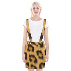 Animal Print Leopard Braces Suspender Skirt by NSGLOBALDESIGNS2