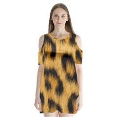 Animal Print Leopard Shoulder Cutout Velvet One Piece by NSGLOBALDESIGNS2