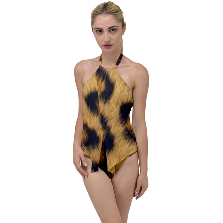 Animal print Leopard Go with the Flow One Piece Swimsuit