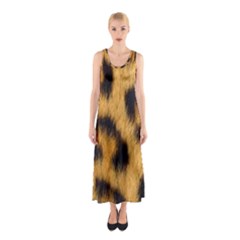 Animal Print Sleeveless Maxi Dress by NSGLOBALDESIGNS2