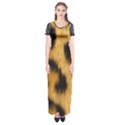 Animal print Short Sleeve Maxi Dress View1