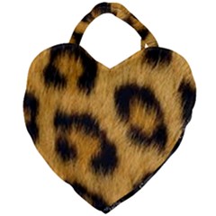 Animal Print Giant Heart Shaped Tote by NSGLOBALDESIGNS2