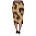 Animal print 3 Velvet Midi Pencil Skirt View2