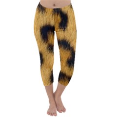 Animal Print 3 Capri Winter Leggings  by NSGLOBALDESIGNS2