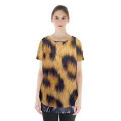 Animal Print 3 Skirt Hem Sports Top by NSGLOBALDESIGNS2