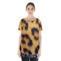 Animal print 3 Skirt Hem Sports Top View1