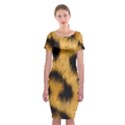 Animal print 3 Classic Short Sleeve Midi Dress View1