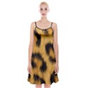 Animal print 3 Spaghetti Strap Velvet Dress View1