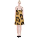 Animal print 3 Spaghetti Strap Velvet Dress View2