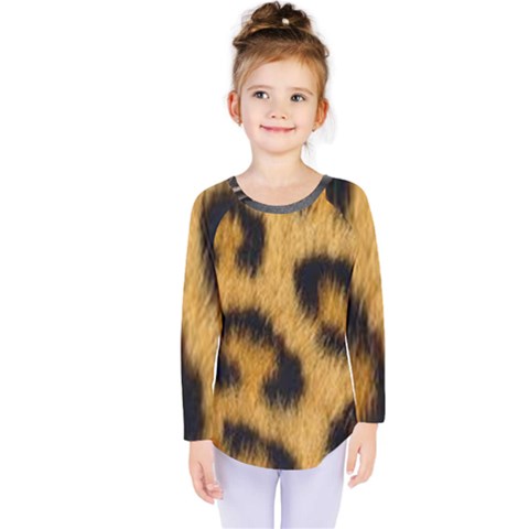 Animal Print 3 Kids  Long Sleeve Tee by NSGLOBALDESIGNS2