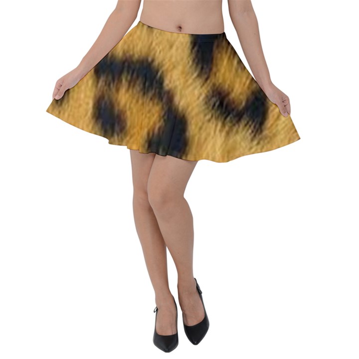 Animal print 3 Velvet Skater Skirt