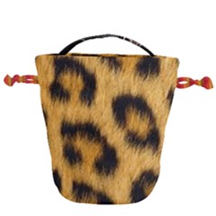 Animal Print 3 Drawstring Bucket Bag by NSGLOBALDESIGNS2