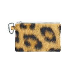 Leopard Print Canvas Cosmetic Bag (small)